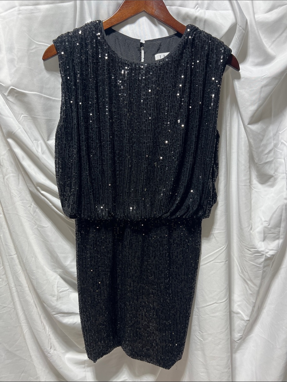 THML Black Sequin Mini Dress